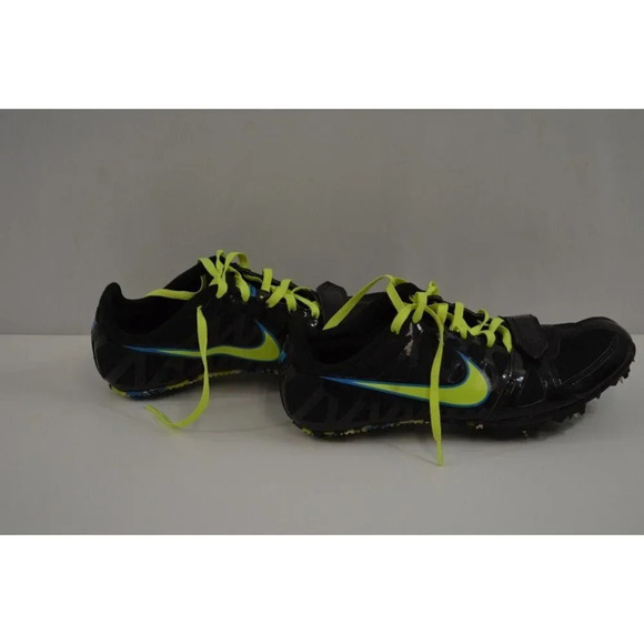 Nike Zoom Rival S 6 Track Spikes Shoes  Womens Size 5.5 456712-070 Black Green - Picture 4 of 10